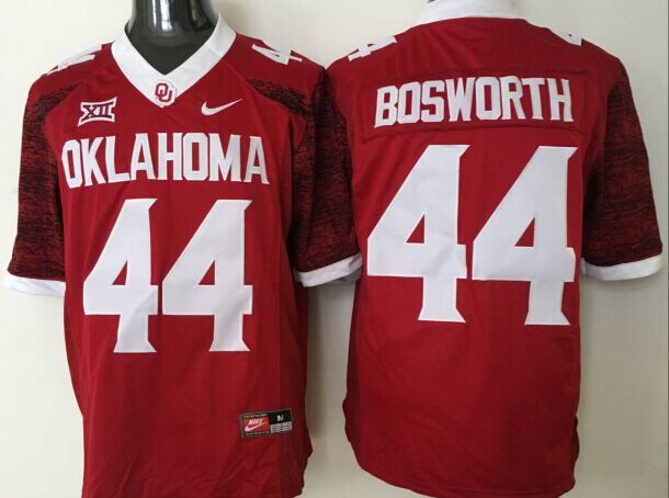 Men's Oklahoma Sooners Brian Bosworth Crimson Player Game Jersey