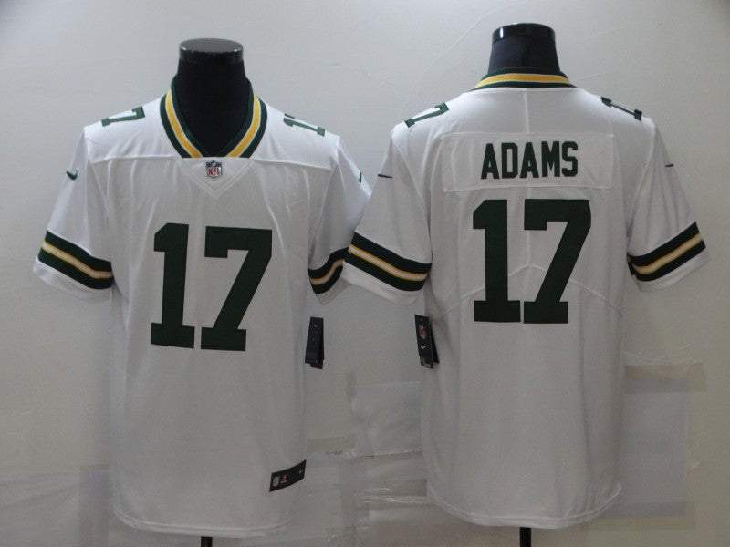 Men's Green Bay Packers Davante Adams White Team Game Jersey