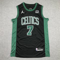 Men's Boston Celtics Jaylen Brown Black 2022/23 Swingman Jersey - Statement Edition