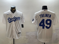 Men's Los Angeles Dodgers Blake Treinen White Home Replica Player Jersey