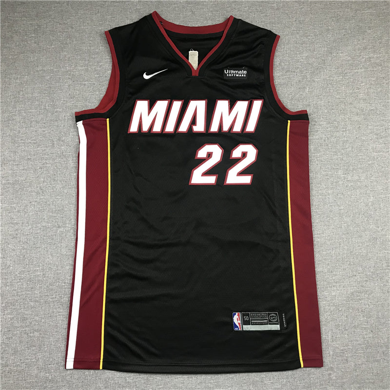 Men's Miami Heat Jimmy Butler Black 2022/23 Swingman Jersey - Icon Edition