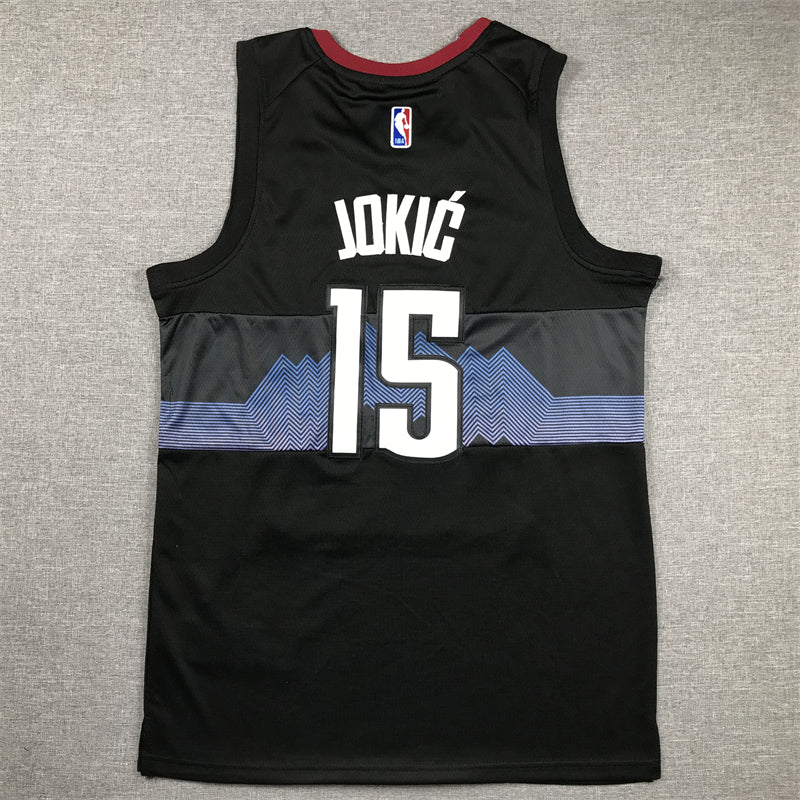 Men's Denver Nuggets Nikola Jokic Black 2023/24 Swingman Jersey - City Edition