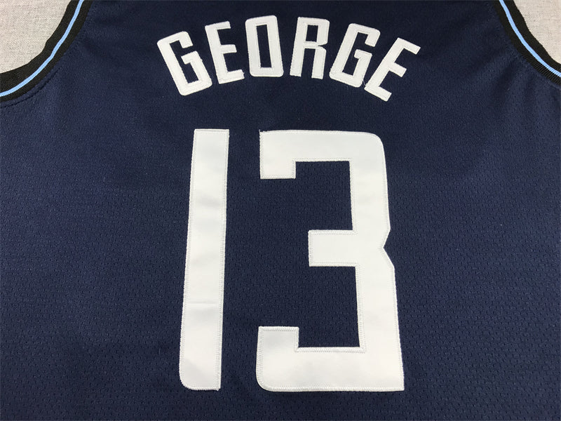 Men's LA Clippers Paul George Navy 2023/24 Swingman Jersey - City Edition