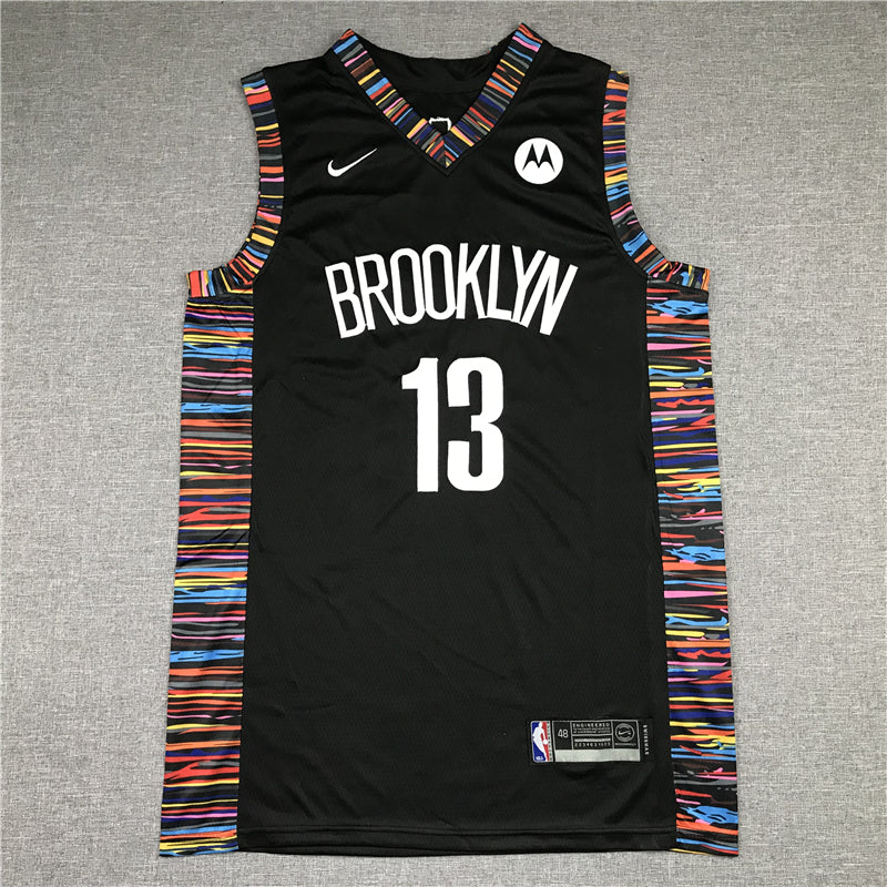 Men's Brooklyn Nets James Harden NBA Black Fashion Jersey - City Edition