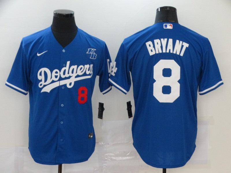 Men's Los Angeles Dodgers Kris Bryant Blue Replica Baseball Jersey