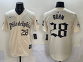 Men's Philadelphia Phillies Alec Bohm Cream Player Jersey