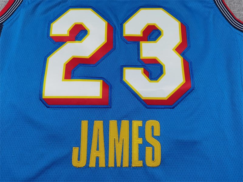 Men's Los Angeles Lakers LeBron James Light Blue 2025 NBA All-Star Game Swingman Player Jersey