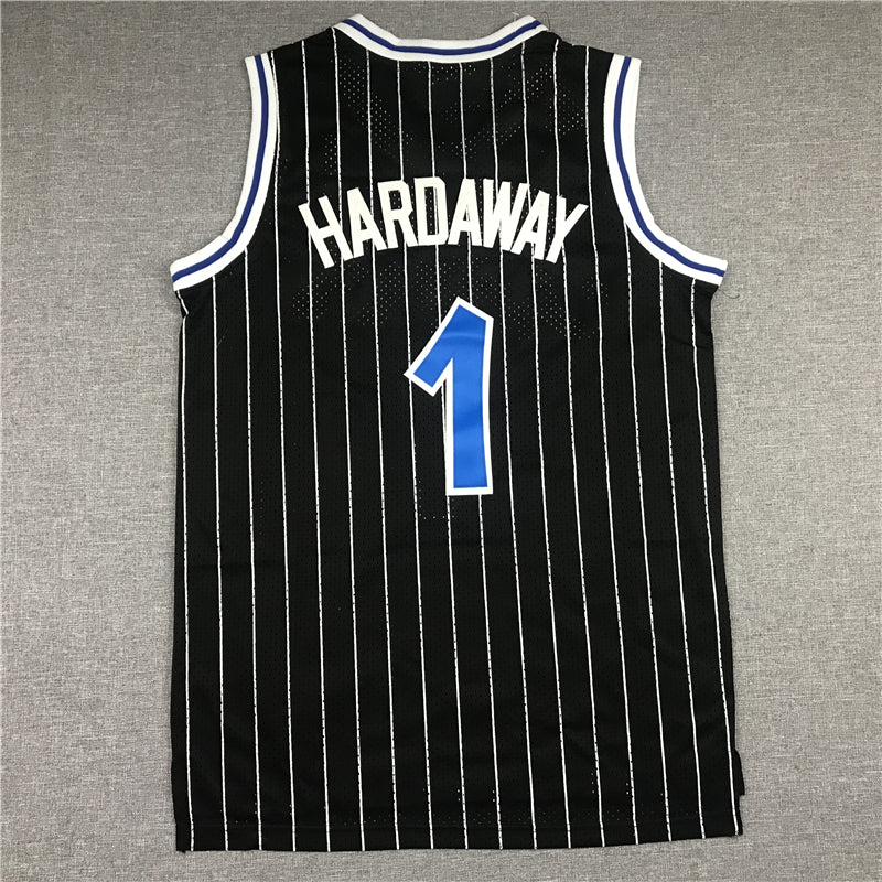 Men's Orlando Magic Penny Hardaway Black Hardwood Classics Swingman Jersey
