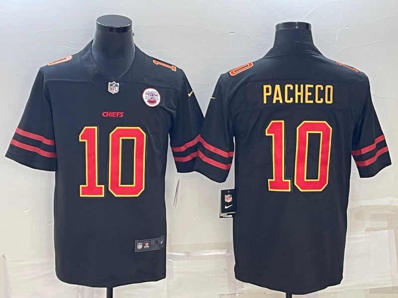 Men's Kansas City Chiefs Isiah Pacheco Black Game Jersey