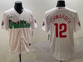 Men's Philadelphia Phillies Kyle Schwarber White Replica Team Jersey