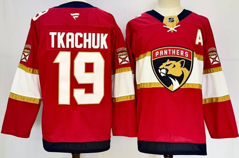 Men's Florida Panthers Matthew Tkachuk Fanatics Red Home Breakaway Player Jersey