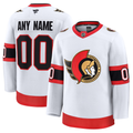 Men's Ottawa Senators Fanatics White Away Premium Custom Jersey