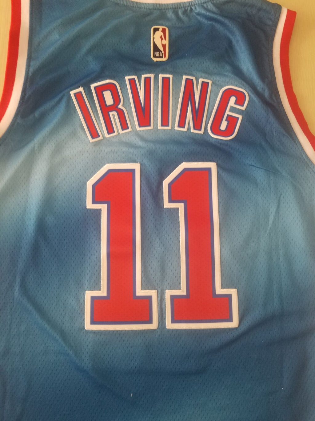 Men's Brooklyn Nets Kyrie Irving Blue Swingman Player Jersey