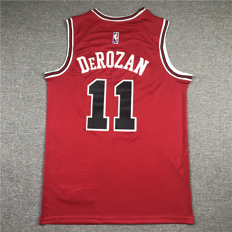 Men's Chicago Bulls DeMar DeRozan Red Fast Break Replica Player Jersey