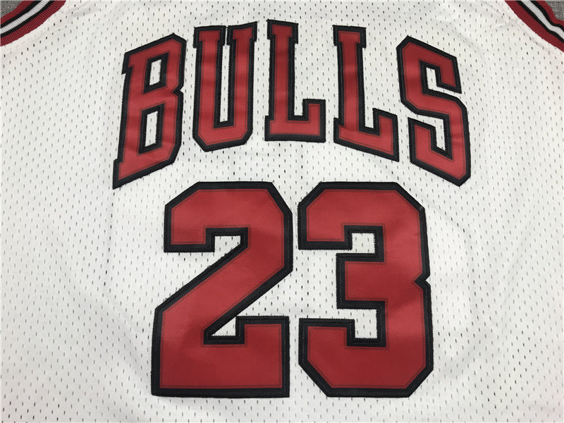 Men's Chicago Bulls Michael Jordan White 1998 All Star Hardwood Classics Authentic Jersey