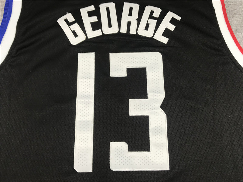 Men's LA Clippers Paul George NBA Dark Blue Classics Jersey - City Edition