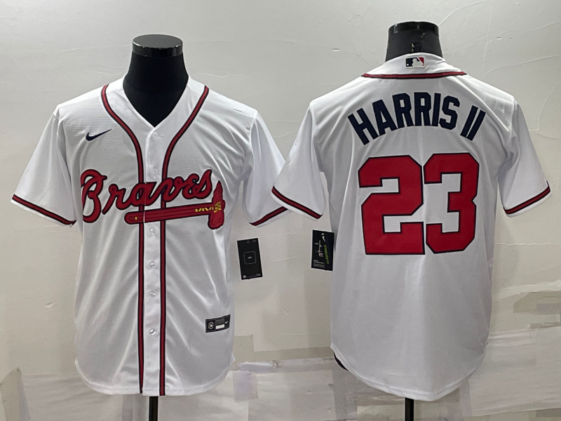 Men's Atlanta Braves Michael Harris II White Replica Baseball Jersey