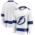 Men's Tampa Bay Lightning Fanatics White Breakaway Away Blank Jersey