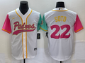 Men's San Diego Padres Juan Soto White City Connect Replica Player Jersey Joint Edition