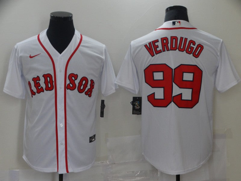 Men's Boston Red Sox Alex Verdugo White Replica Baseball Jersey