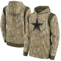 Men's Dallas Cowboys 2021 Salute to Service Hoodie Camouflage