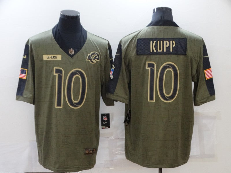Men's Los Angeles Rams Cooper Kupp Brown Game Jersey