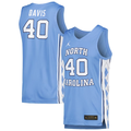 Men's North Carolina Tar Heels Hubert Davis Blue Player Game Jersey