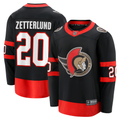 Men's Ottawa Senators Fabian Zetterlund Fanatics Black Home Breakaway Jersey