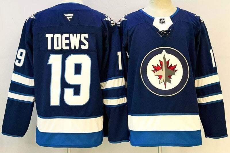 Men's Winnipeg Jets Jonathan Toews Fanatics Navy Player Jersey