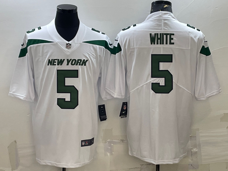 Men's New York Jets Mike White White Game Jersey