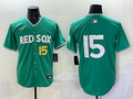 Men's Boston Red Sox Dustin Pedroia Green 2025 City Connect Limited Player Jersey