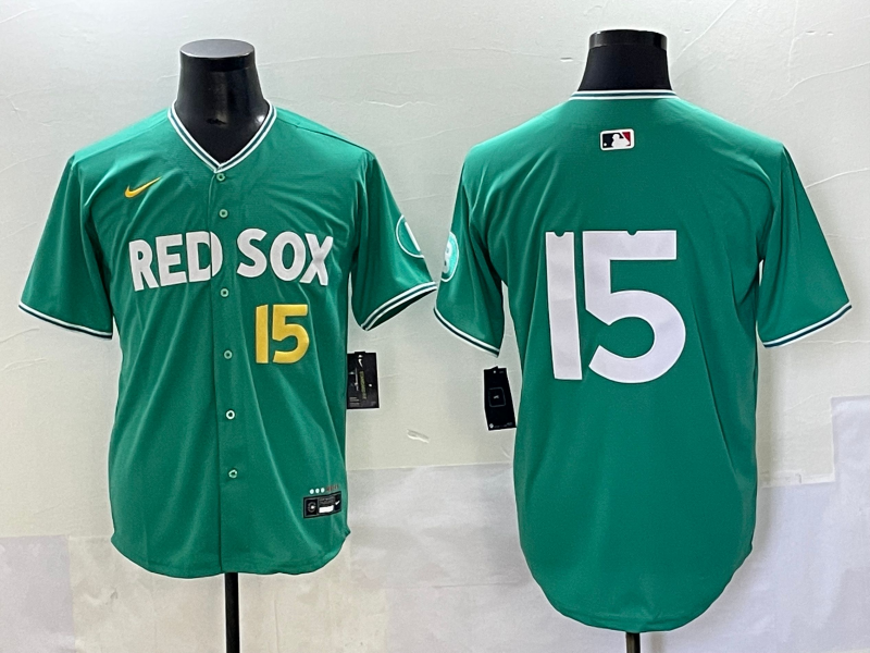Men's Boston Red Sox Dustin Pedroia Green 2025 City Connect Limited Player Jersey