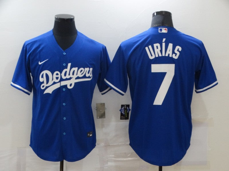 Men's Los Angeles Dodgers Julio Urias Blue Replica Baseball Jersey