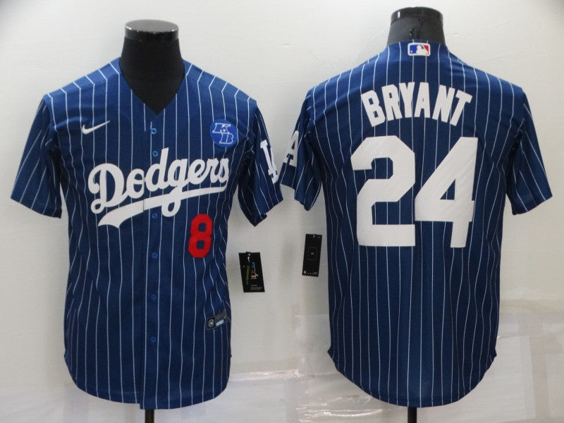 Men's Los Angeles Dodgers Kris Bryant -24 Blue Player Jersey