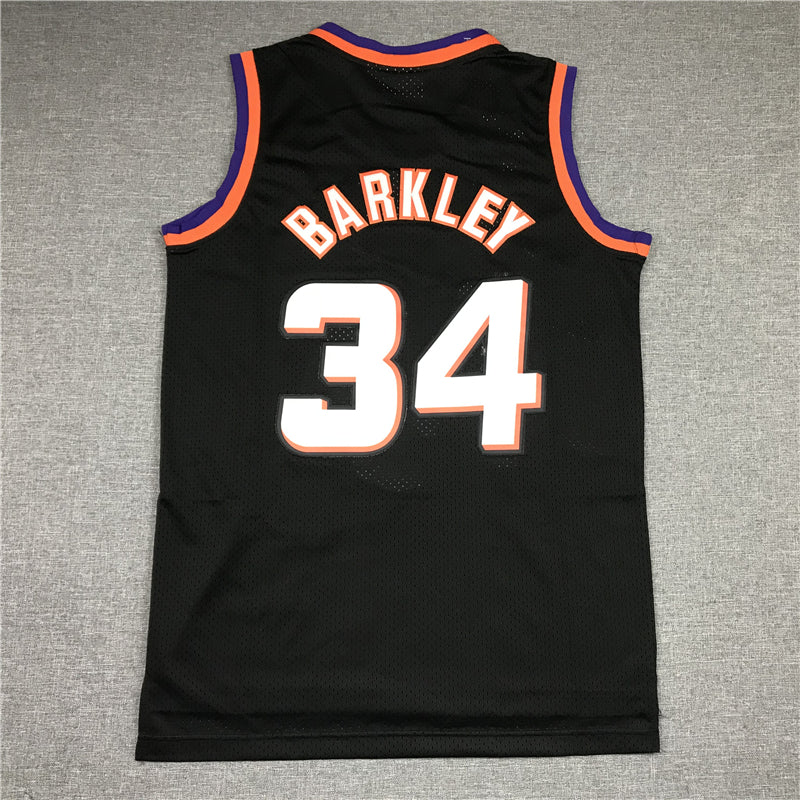 Men's Phoenix Suns Charles Barkley Black 1992-93 Swingman Jersey