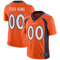 Men's Denver Broncos Orange Custom Game Jersey