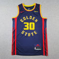 Men's Golden State Warriors Stephen Curry Navy 2024/25 Swingman Player Jersey - City Edition
