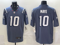 Men's New England Patriots Drake Maye Storm Blue 2025 Rivalries Collection Limited Jersey