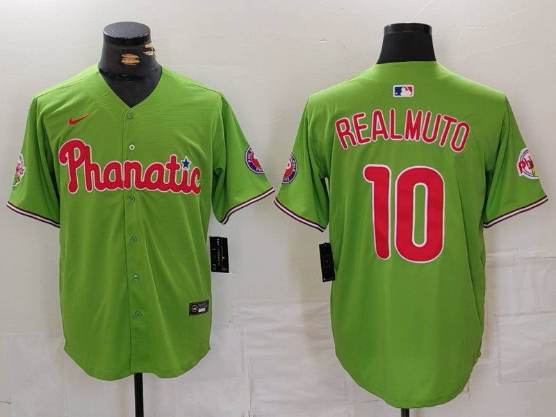Men's Philadelphia Phillies J.T. Realmuto Green Limited Player Jersey