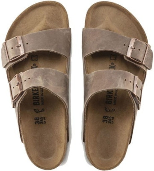 Birkenstock Arizona Oiled Leather 0352201 Tobacco Brown Sandals