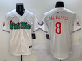 Men's Philadelphia Phillies Nick Castellanos White Game Jersey