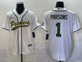 Men's Green Bay Packers Micah Parsons White Game Jersey