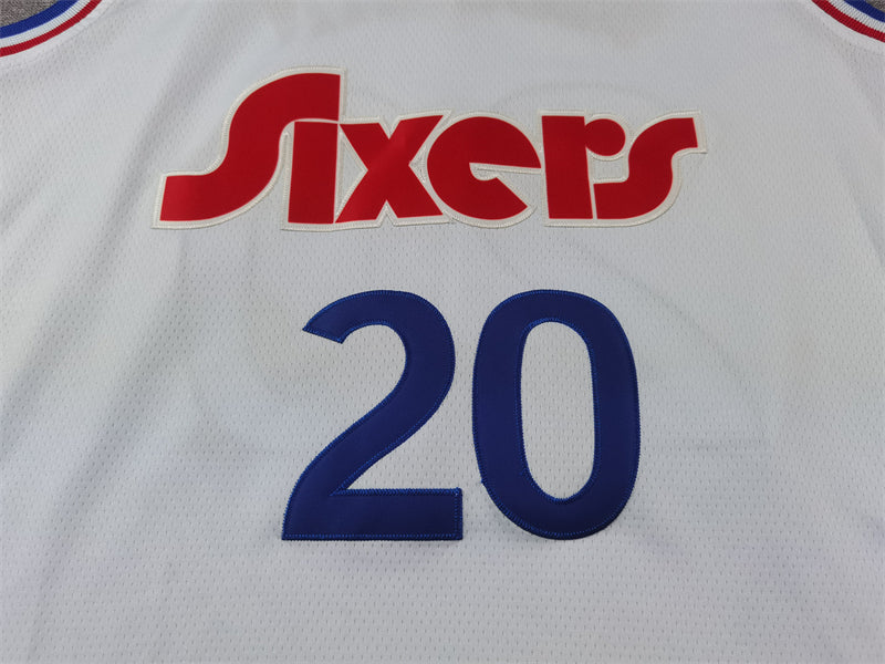 Men's Philadelphia 76ers Jared McCain White 2024/25 Swingman Player Jersey - City Edition
