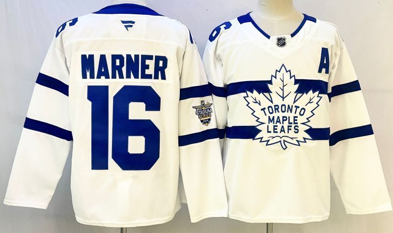 Men's Toronto Maple Leafs Mitchell Marner Fanatics White Player Jersey