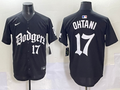 Men's Los Angeles Dodgers Shohei Ohtani Black Alternate Game Jersey