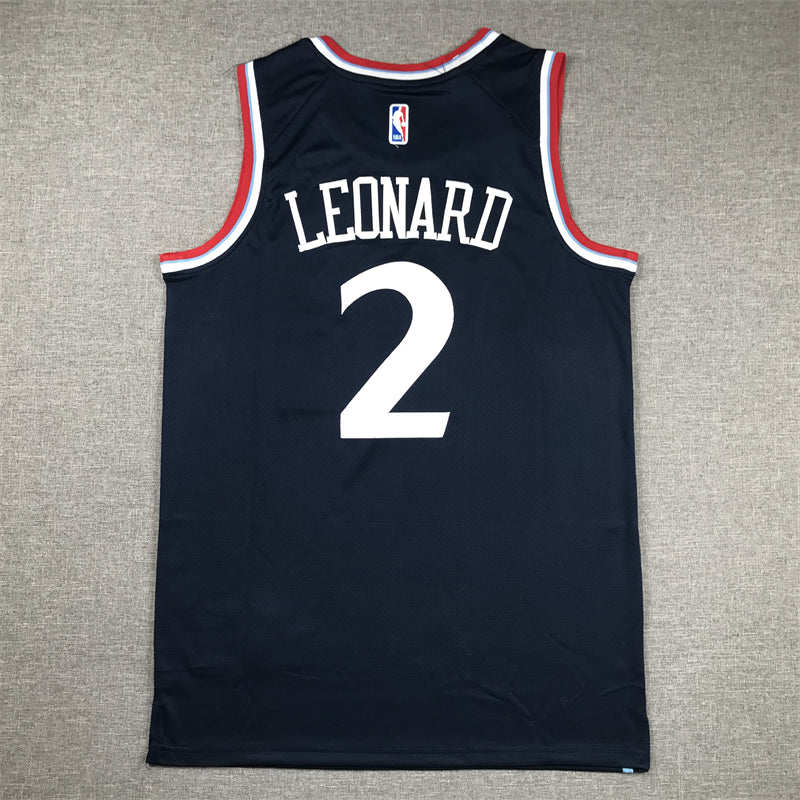 Men's LA Clippers Kawhi Leonard Navy Swingman Player Jersey