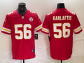 Men's Kansas City Chiefs George Karlaftis Red Game Player Jersey