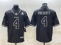 Men's Dallas Cowboys Dak Prescott Black Legend Player Jersey