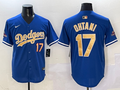 Men's Los Angeles Dodgers Shohei Ohtani Royal 2025 Gold Collection Limited Jersey