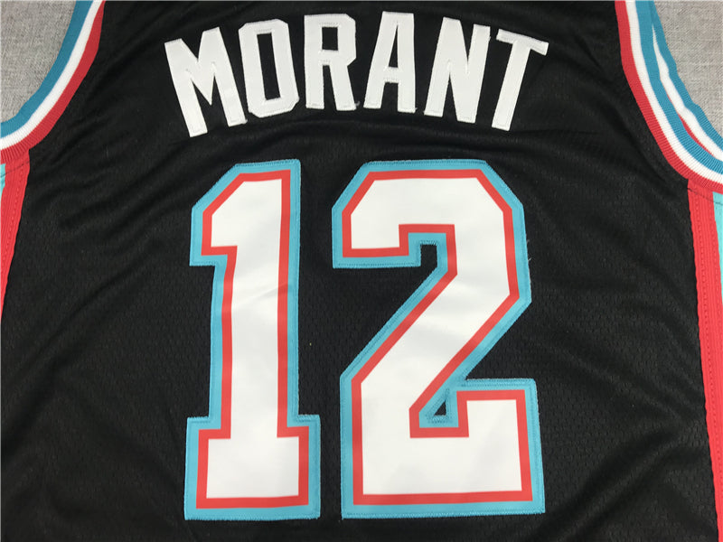 Men's Memphis Grizzlies Ja Morant Black Classics Swingman Jersey